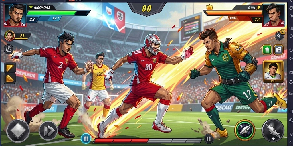 Tangkapan layar menampilkan gameplay yang memukau.