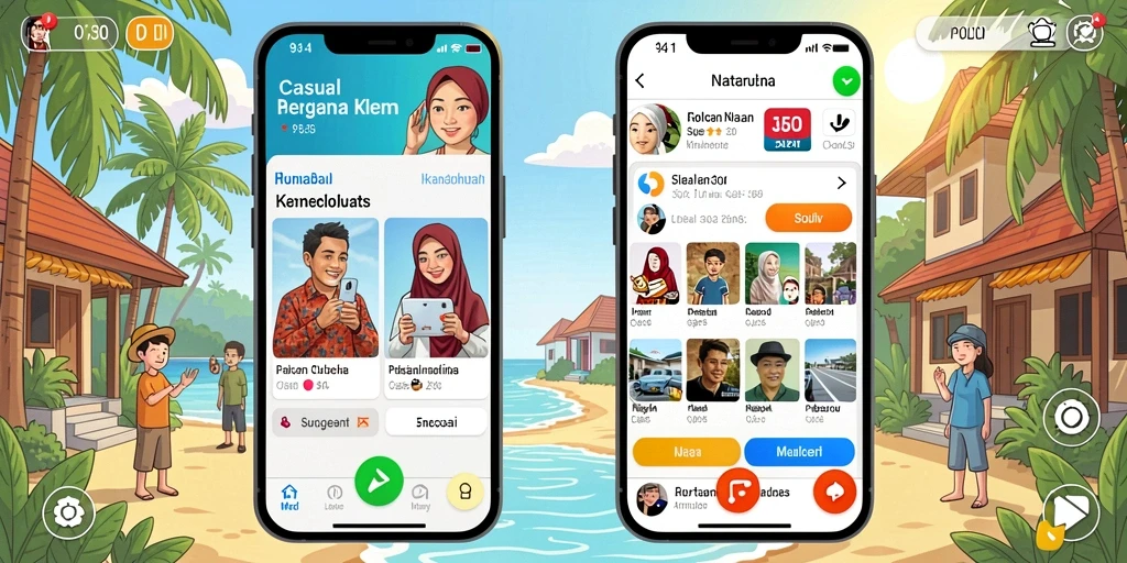 Karakter utama dengan tampilan menawan.