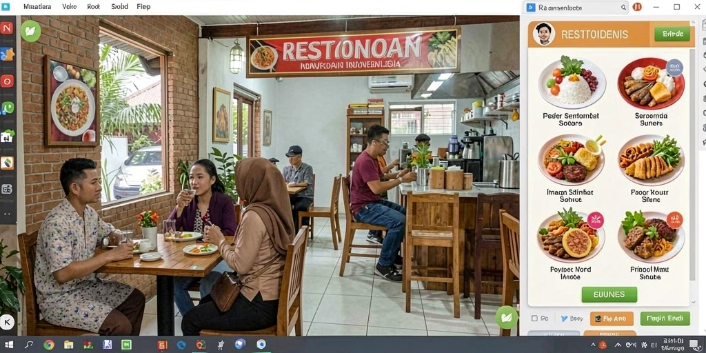 Tampilan antarmuka yang ramah pengguna.