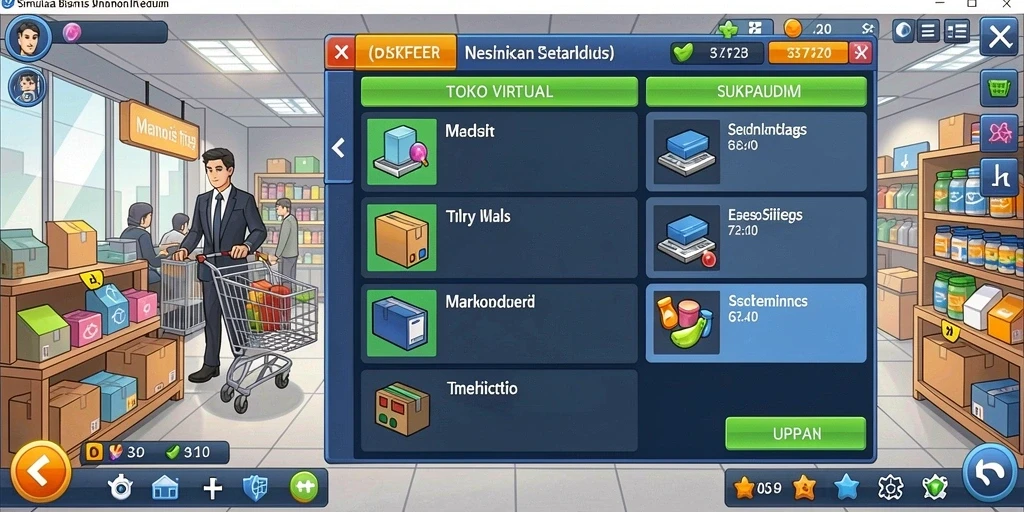 Screenshot menunjukkan suasana level yang mendebarkan.