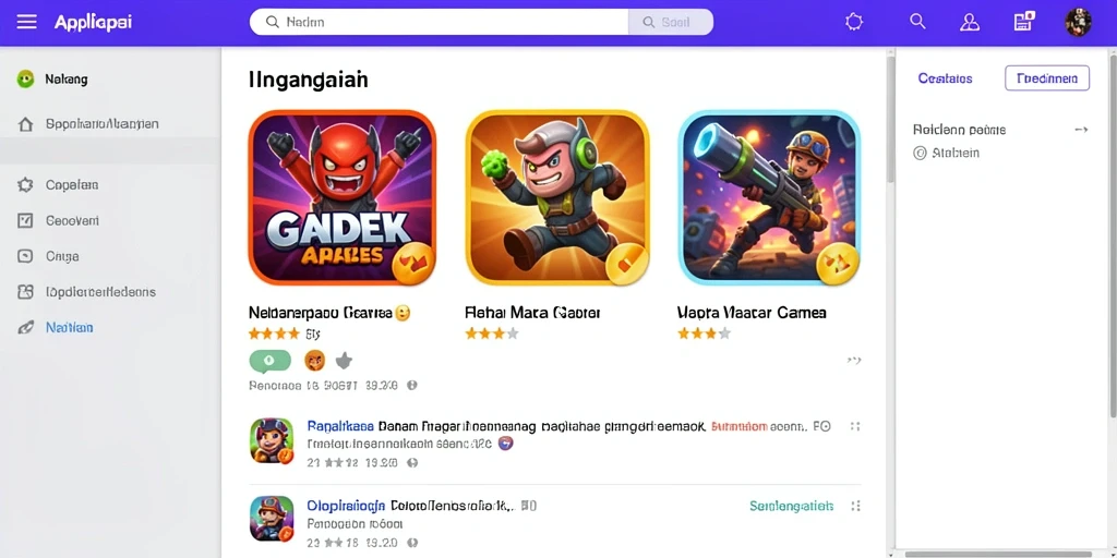 Tampilan antarmuka yang ramah pengguna.