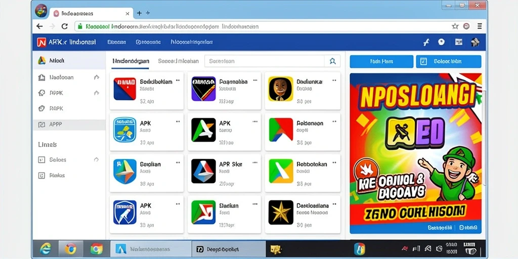 Screenshot pertama menampilkan antarmuka permainan yang menarik.