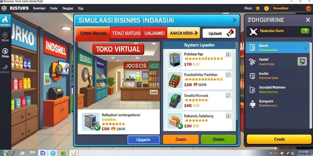 Tampilan antarmuka yang modern dan mudah digunakan.