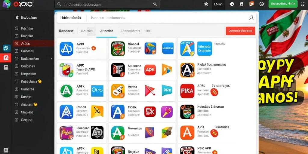 Screenshot menunjukkan tampilan antarmuka pengguna JKTOK yang menarik.