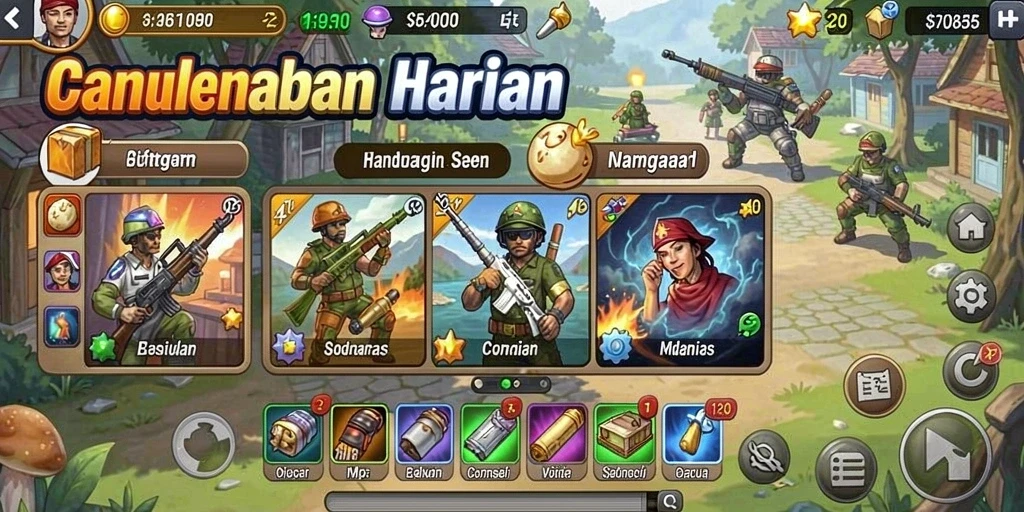 Tampilan antarmuka yang sederhana dan menarik.