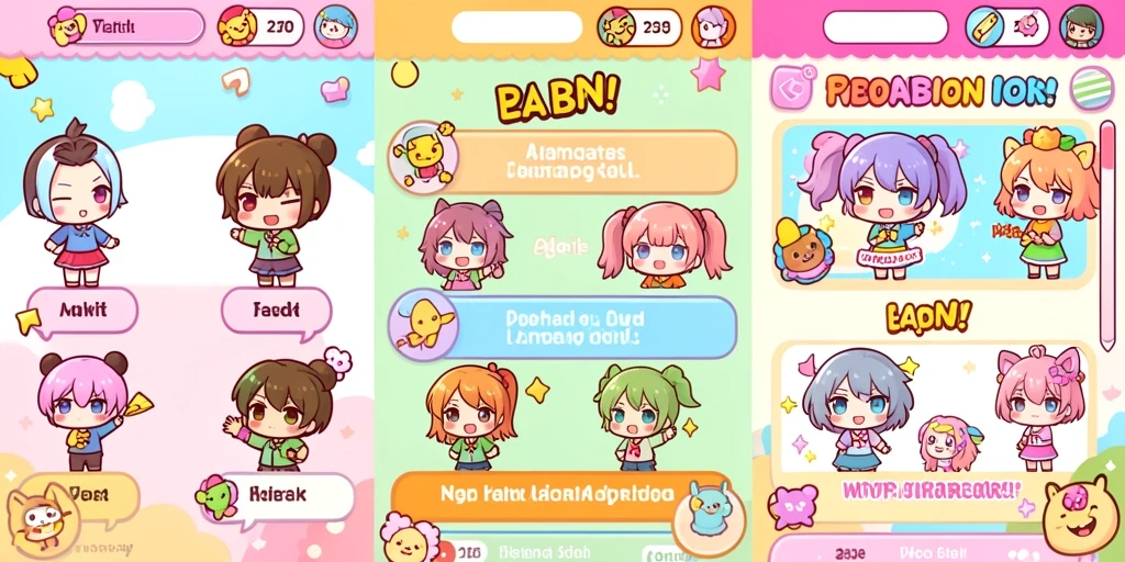 Tampilan utama game yang menarik dan intuitif.