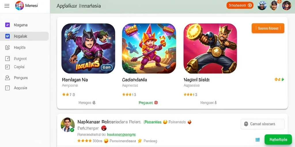 Antarmuka aplikasi yang sederhana dan menarik.