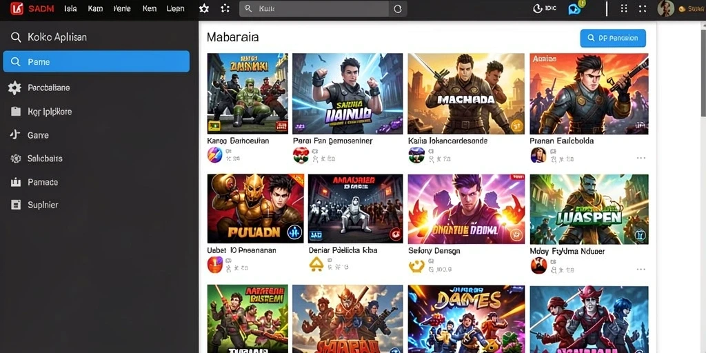 Tampilan antarmuka yang menarik dan modern.