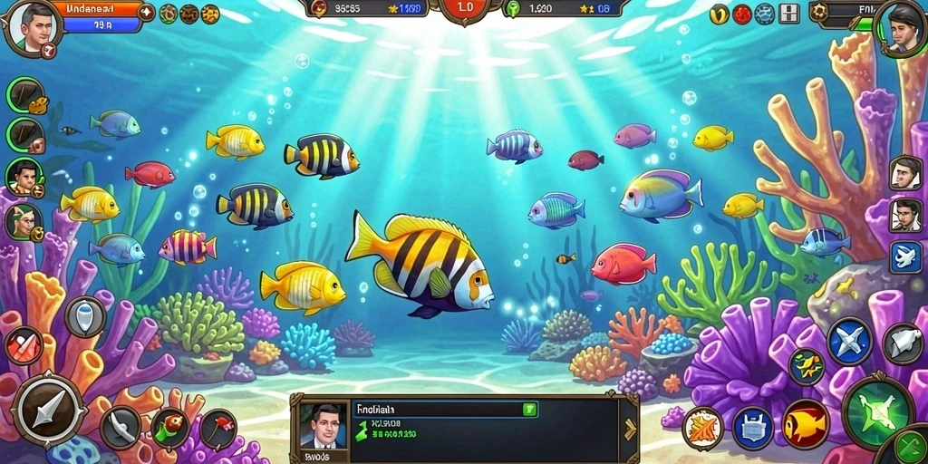 Karakter utama dalam aksi penuh gameplay.